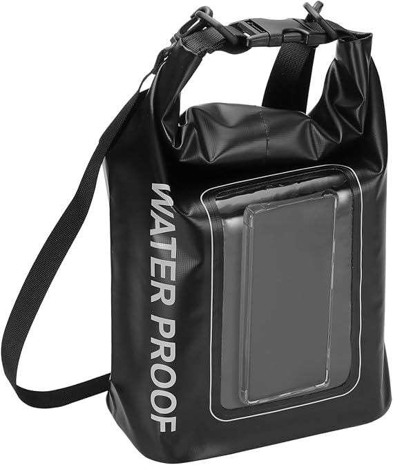 PATIKIL Waterproof Dry Bag 5L, Lightweight Waterproof Backpack, Black