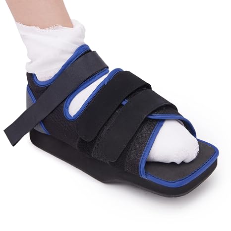Post-op Shoes for Broken Toe Lightweight Orthowedge Shoes Medical Orthopedic Foot Brace Off-loading Healing shoe for Foot Surgery (S)