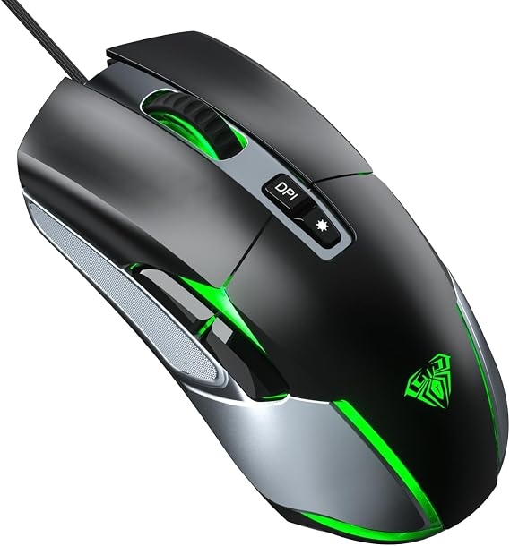 Aula F816 12800DPI Wired Optical Gaming Player Mouse with RGB Effect