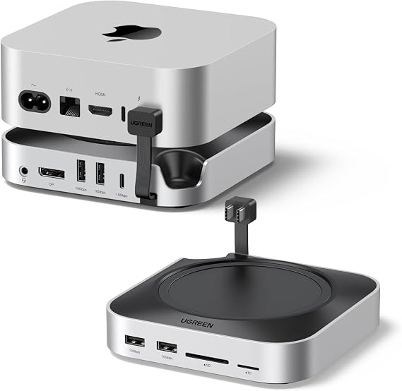 UGREEN Mac Mini M6/M5 Pro/M4 Dock with DP 4K@240Hz Max Dual Display