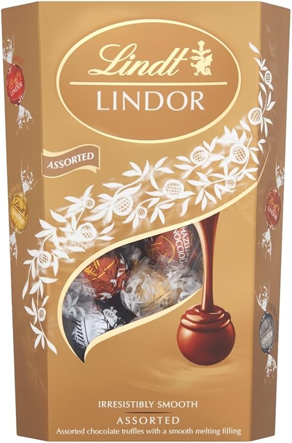 Lindt Lindor Assorted Chocolate Truffles Box, 337g