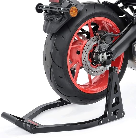 Motorcycle Rear Paddock Stand compatible with KTM 390 Duke ConStands Superlight Universal black