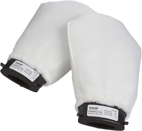 Trend Airshield Pro Replacement Air Filters Pack of 2 for Face Shield