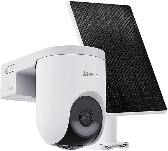 Ezviz HB8 Lite 4MP 2K+ 360° Dönebilen Dış Mekan Wi-Fi Güvenlik Kamerası, Pille Çalışan Bataryalı Kablosuz Kullanım, Akıllı Takip