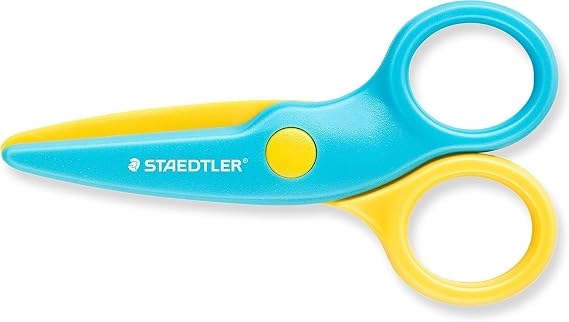STAEDTLER 965 40 BK Noris Junior Safety Scissors for Right Handed Ages 3 and Up, 10 cm (Pack of 1)