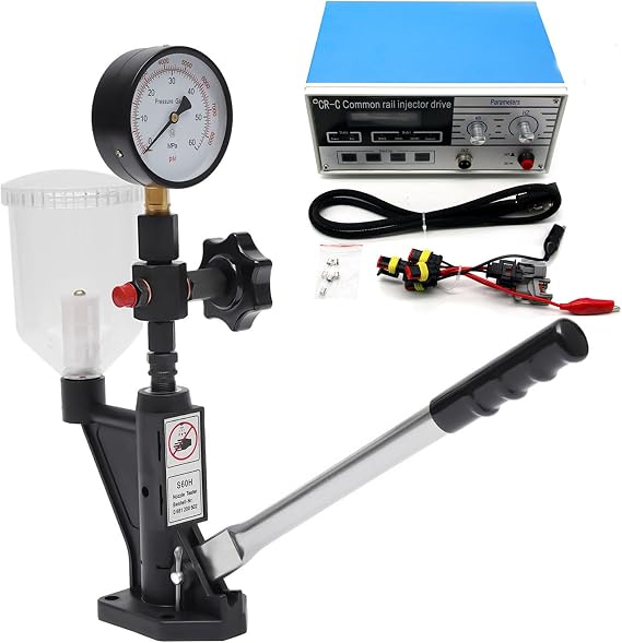 CR-C Multifunction Professional Diesel Common Rail Injector Tester+ S60H Diesel Fuel Injector Nozzle Tester For 6190/6200/6170 Diesel
