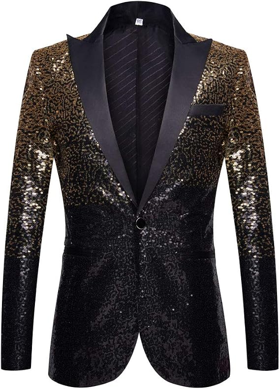 Men's Sequin Suit Jacket