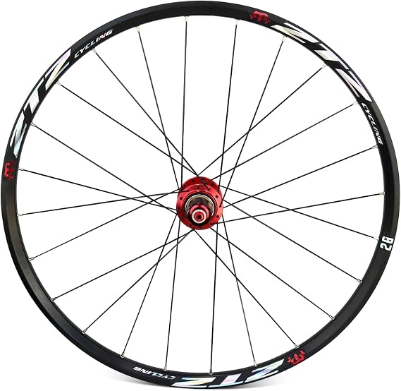 ZTZ 26"/27.5"/29" Mountain Bike Wheelset,Ultralight Carbon Hub Aluminum Alloy Rim 24H Bike Wheels, Quick Release Disc Brake MTB Wheels,Compatible 8-11 Speed Cassette