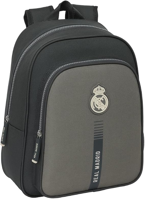 Safta Real Madrid 3rd Team 24/25 – Children's School Backpack, Ideal for Children of Different Ages, Comfortable and Versatile, Quality and Resistance, 27 x 10 x 3.3 cm