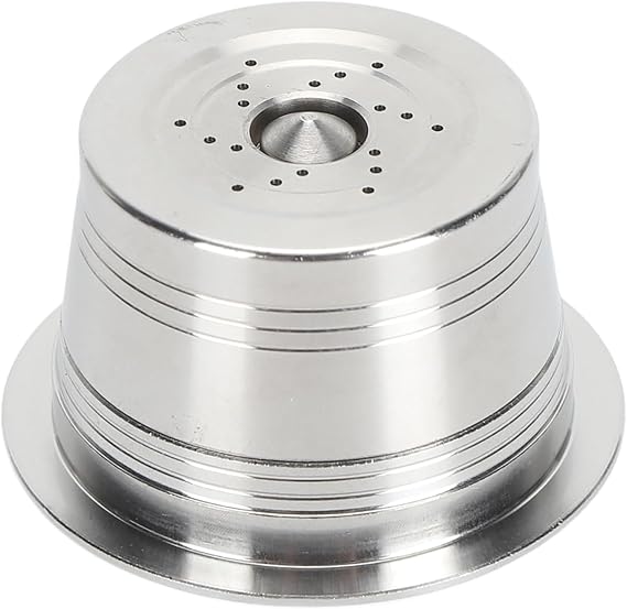 Stainless Steel Coffee Capsule Reusable Pods for K Fee Machine with Spoon Brush 304 Stainless Steel 2 Pack