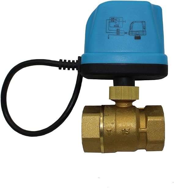 DN 15 DN20 DN25 DN 32 Motorized Valve 220V 2 Way Forging Brass Valve Sphere Actuator Motor
