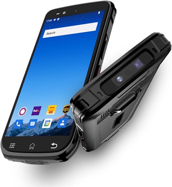 Rayoungtek Android Barcode Scanner 1D/2D/QR Android 12 4+64GB with Zebra SE4710 Scan Engine 4G Wireless Mobile Computer N77