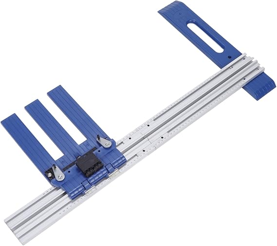 Circular Saw Guide Rail, Aluminum Alloy Cutting Track for Woodworking, with 0-650mm Cutting Range for Carpenter
