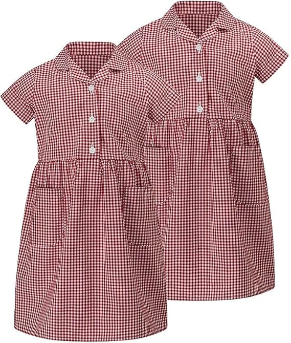 Trutex Girls Summer School Dresses, 2 Pack