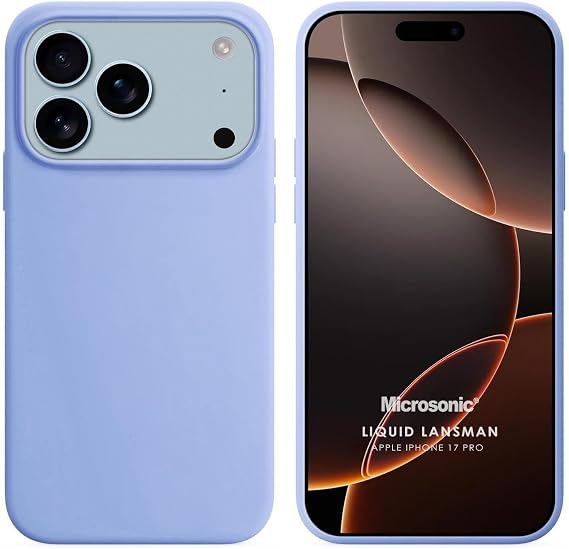Microsonic Apple iPhone 18 Pro için Kılıf Liquid Lansman Silikon Mavi [iPhone 18 Pro ile Uyumlu Kılıf - Mavi]