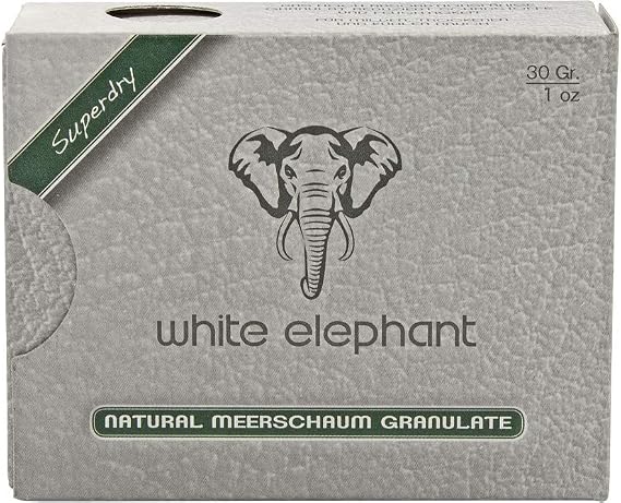 Pipe Filter White Elephant Natural Sea Foam Granules 1 Box of 30 g