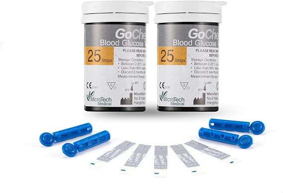 50 TEST STRIPS FOR GoChek2 METER
