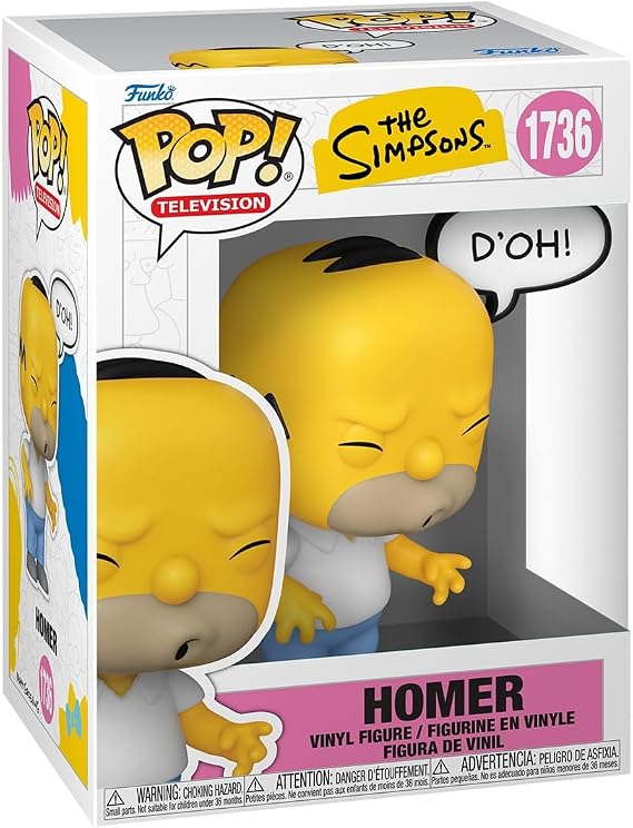 Funko Pop! Sayings: Simpsons 2- Homer Simpson - The Simpsons - Vinil Koleksiyon Figürü - Hediye Fikri - Resmi Ticari Ürünler - Çocuklar ve Yetişkinler için Oyuncak - TV Fanları - Koleksiyoncular için