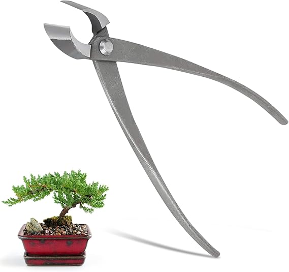 Bud Tongs for Bonsai Stainless Steel Pruning Shears with Pruning Shears Concave Cutter Bonsai Tools 21.3 cm Multifunctional Concave Pliers Loppers Cutter Garden Bonsai for Patio Lawn Garden