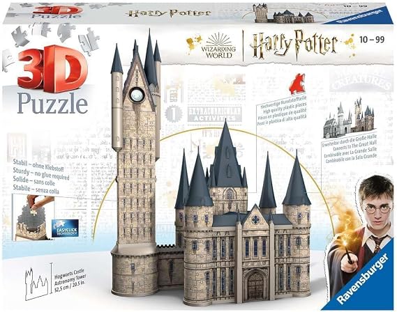 Ravensburger, 3D Puzzle Harry Potter Astronomi Kulesi, Yetişkin Puzzle