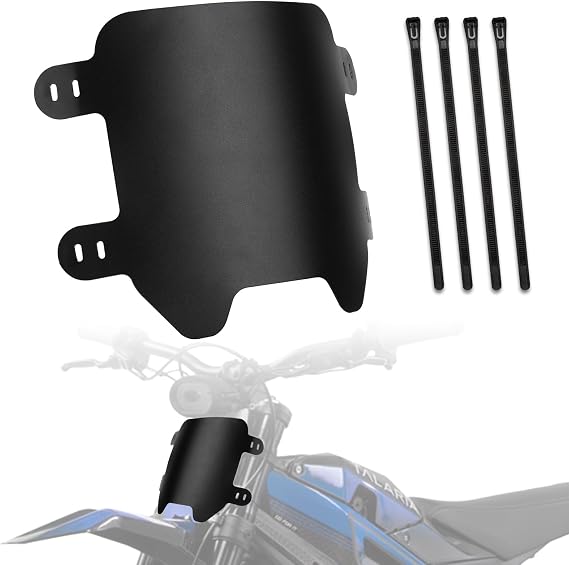 XINGWU Front Number Plate for Ebike Durable ABS Plate Dirt Bike Plate Replacement for Surron Light Bee Ridstar Q20 Tutti Soleil 01 Talaria Sting MX3 MX4 MX5 Super73 E Ride Pro Black