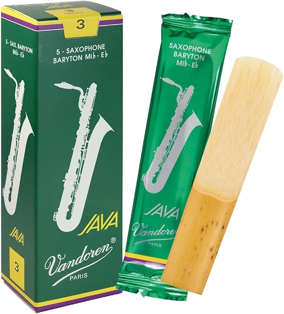Vandoren "Java" Baritone saxophone reeds, box of 5 - Strength 3
