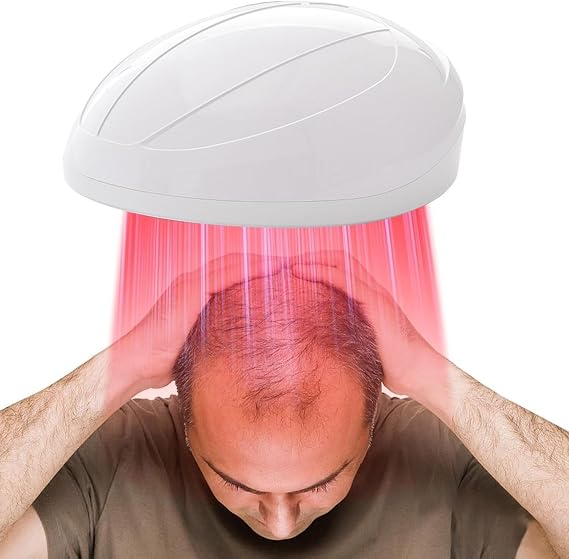 Red Light Therapy Physiotherapy Cap for Hair Regrowth, 210 LLLT and 650nm Wavelength, Scalp Monitoring, Zonal Irradiation