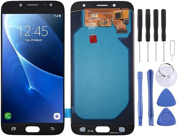 Samsung J7 Pro Uyumlu Lcd Ekran Dokunmatik Siyah SM-J730
