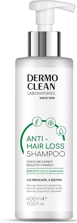 Dermo Clean Rosemary Extract Shampoo, Anti-Spill Nourishing and Repair, 400 Milliliters Containing Procapil and Biotin