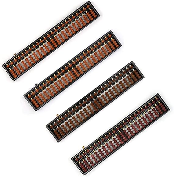 Portable Chinese 23 Digits Column Abacus Soroban Calculating Counting Geometric Puzzle Cube