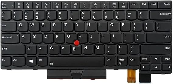 Laptop Replacement Keyboard ， Compatible For Lenovo ， Compatible For ThinkPad ，T470 T480 A475 A485 01HX459 01AX364 SN20P41641 US/UK/BR/FR/KR/PT/SP Layout(Portuguese Backlit)