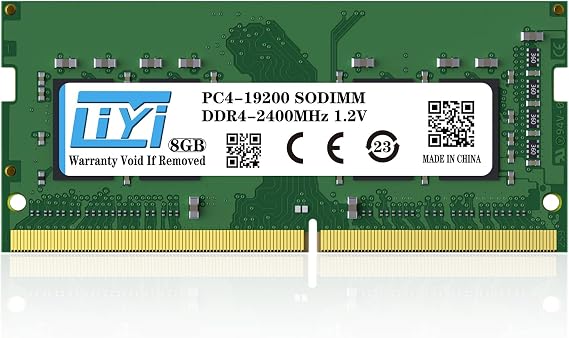 LIYI Bellek Modülü 8GB DDR4 1.2V CL-17 2400MHz (PC4-19200) ECC Olmayan Arabelleksiz SO-DIMM Dizüstü Dizüstü Bilgisayar Bellek Yükseltme için Tek 260pin Dizüstü Bellek Ram