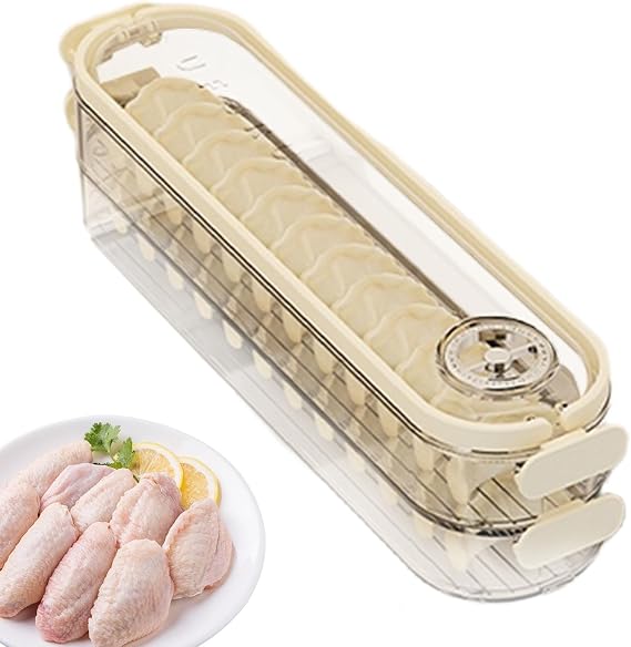Wonton Box White Lids Stackable Well Sealed