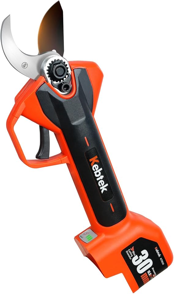 Kebtek Professional Electric Pruning Shears 2025 New, 16.8V 30mm Electric Pruner Heavy Duty (Only Pruner Body Machine)