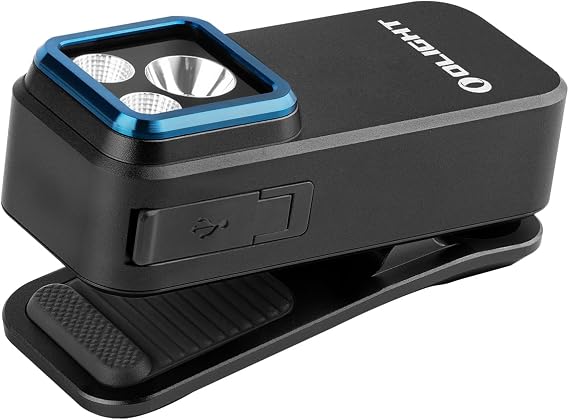 OLIGHT Oclip Pro LED Flashlight, Clip Light, 3 Light Sources, Dial Switch