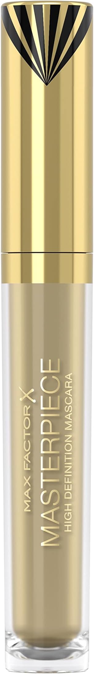 Max Factor Masterpiece High Definition Mascara, 01 Rich Black, Volumising and Smudge Proof Formula for Sensitive Eyes, 4.5 ml