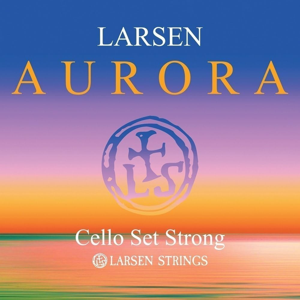 Larsen Aurora Cello 4/4-4 String Set - Strong - Tension 60.6kg/ 133.6lbs