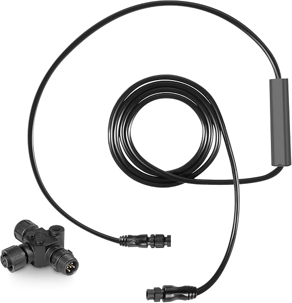8M0092085 Xi Series Pinpoint GPS Gateway Kit for MotorGuide Xi3/Xi5 Trolling Motors - Sonar GPS Integration with T-Connector, Black