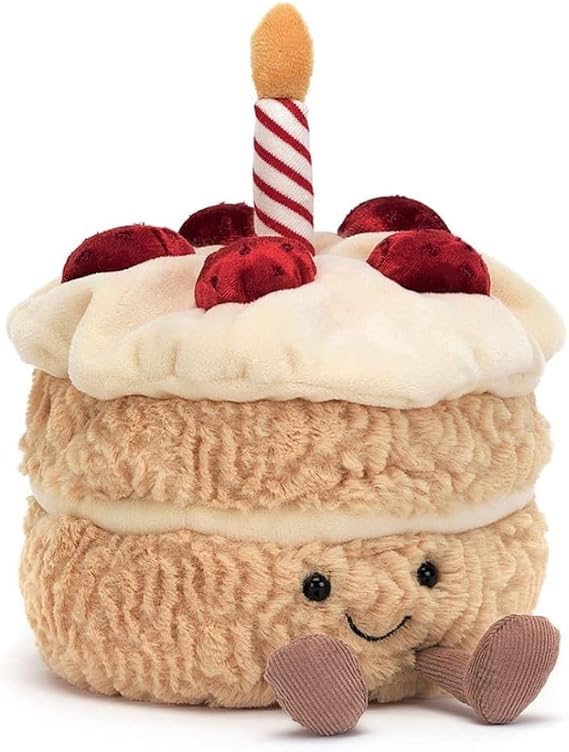Jellycat Amuseable Birthday Cake Collectable Plush Decoration