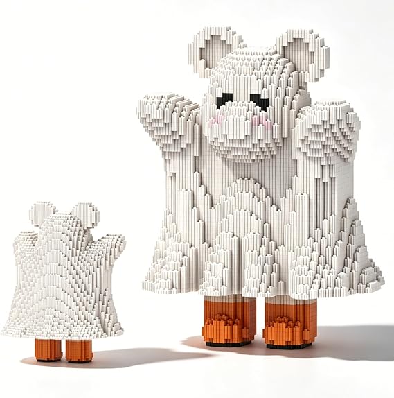 Horror Teddy Bear Micro Building Blocks Set (5000PCS)