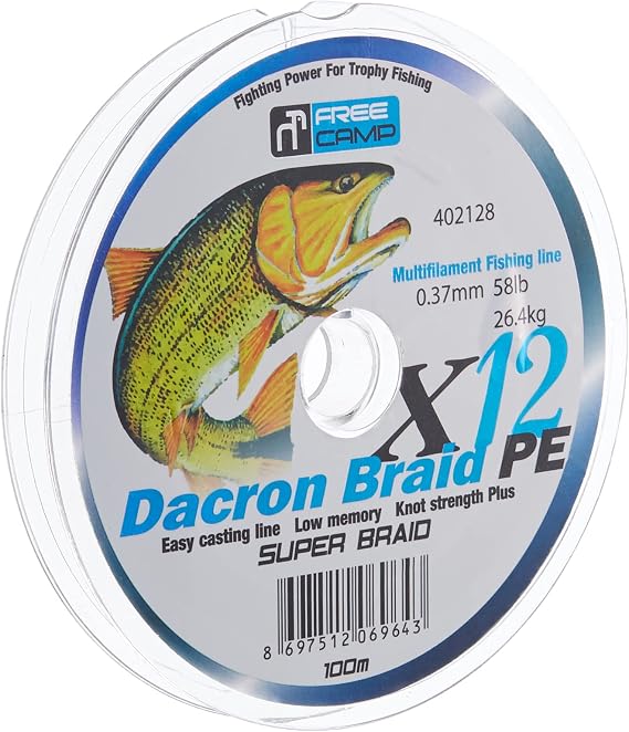 Free Camp Dakron 12 Braid 100 m, 0.37 mm Olta Misinası