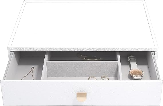 Stackers Pebble White Supersize Accessory Drawer Layer