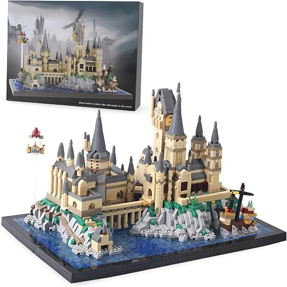 Micro Magic Castle Building Blocks Model Set, 2900+ PCS Mini Castle Building Kits, Creative Tower Architecture Bricks Toys, Gifts for Kids and Adults