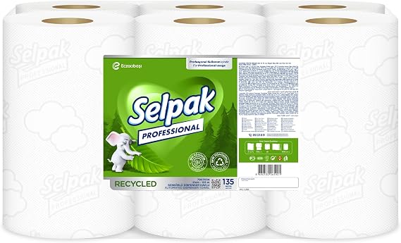 Selpak Professional Recycled Sensörlü Havlu, 135 Metre