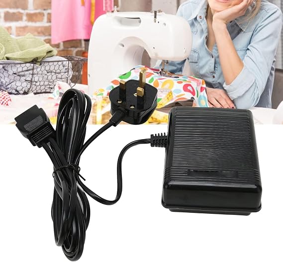 Sewing Machine Pedal, Sewing Machine Foot Pedal Sewing Machine Foot Controller Sewing Machine Foot Rest Household Sewing Machine Foot Pedal UK Plug 220V