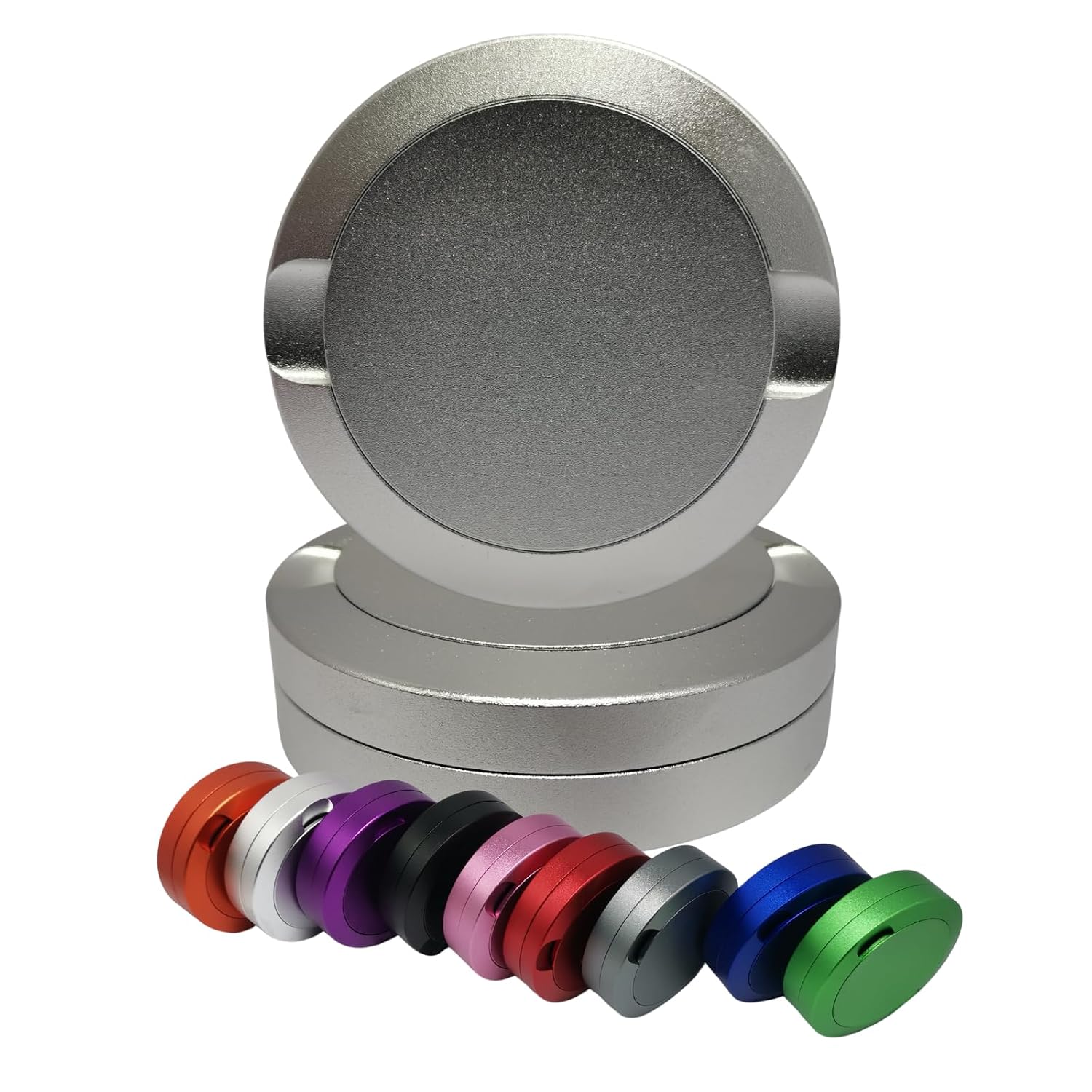 GAMEMEN Snus Can for ZYN, Snus Cans Aluminum 3 Layers Snuffbox CNC Metal for Snus Packaging Silver