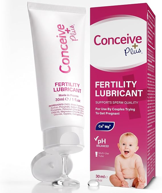 Conceive Plus Fertility Lubricant Gel, Fertility Friendly Lube for Couples Trying for a Baby - 30ml / 1 fl oz