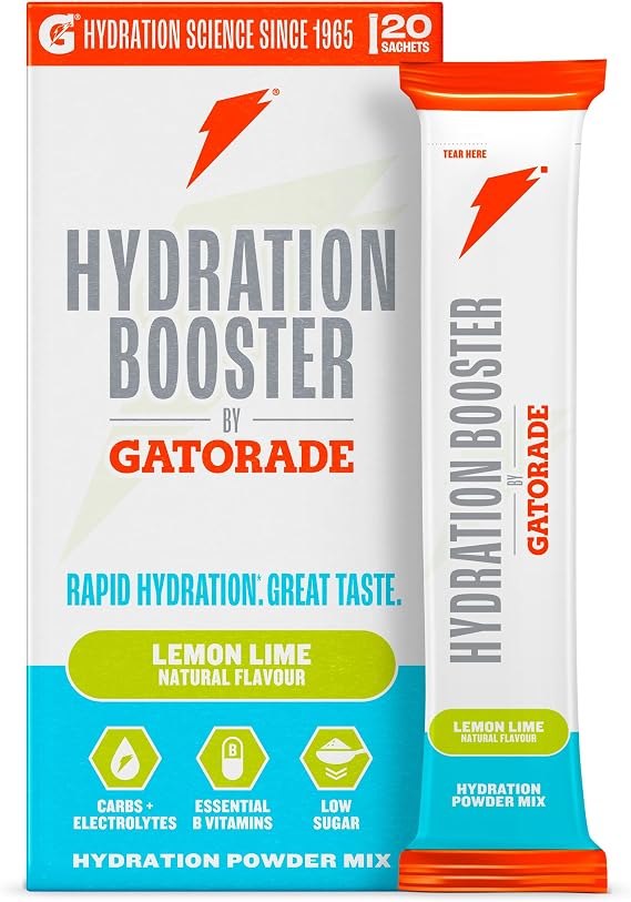 Gatorade Hydration Booster Lemon & Lime 13.5g (Pack of 20)
