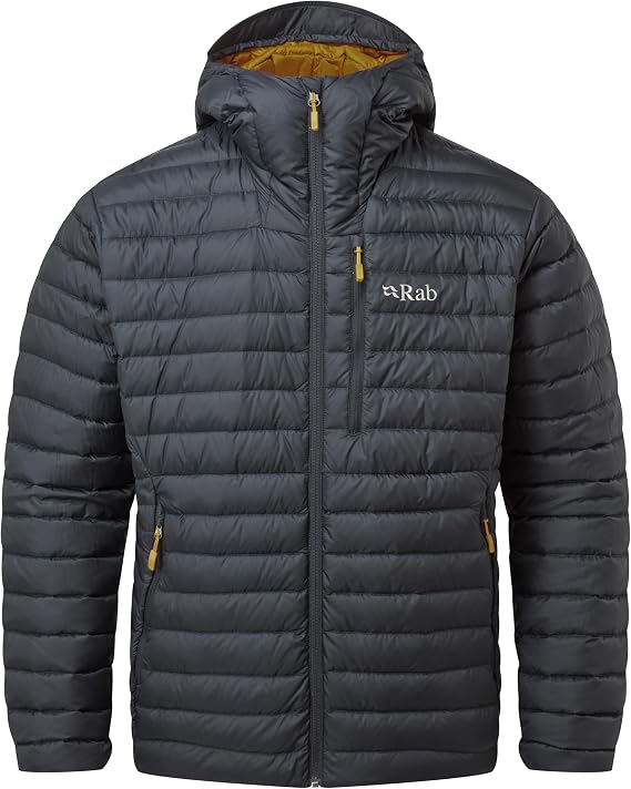 Rab Men's Microlight Down Jacket for Trekking, Climbing, Skiing