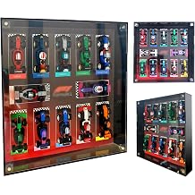 Acrylic Display Case Compatible with Lego F1 Speed Champions 71049, Collectables -F1 Racing Car Collections Wall Mount Storage Box, 10.62x10.62x1.96 IN (Excluding Models)